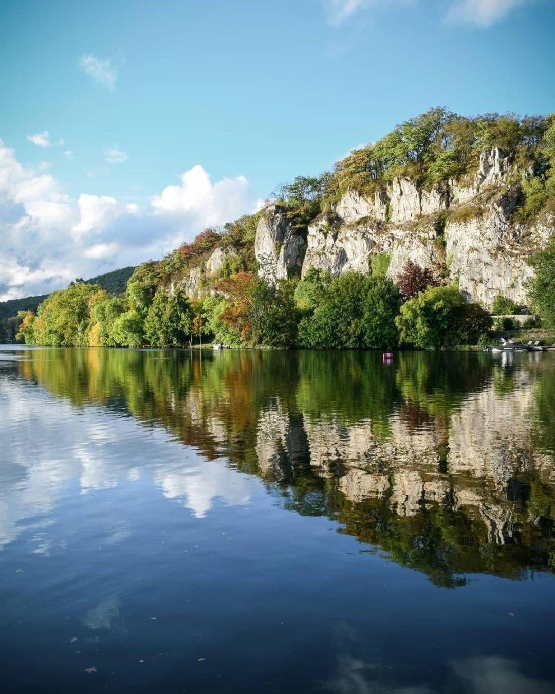 Villa Pieds Dans L'Eau Private Wellness Bordure De Meuse à Lustin Extérieur photo