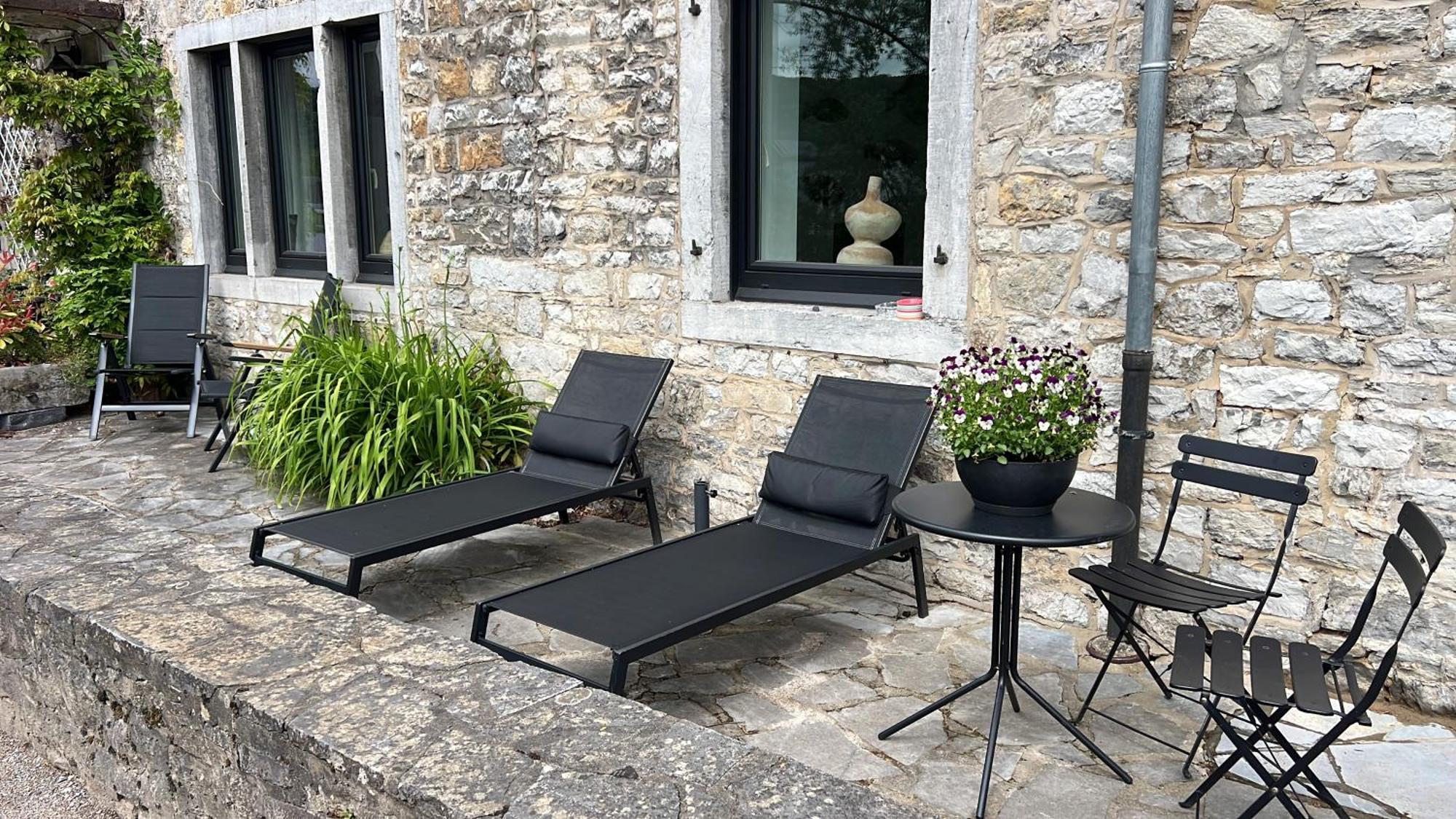 Villa Pieds Dans L'Eau Private Wellness Bordure De Meuse à Lustin Extérieur photo